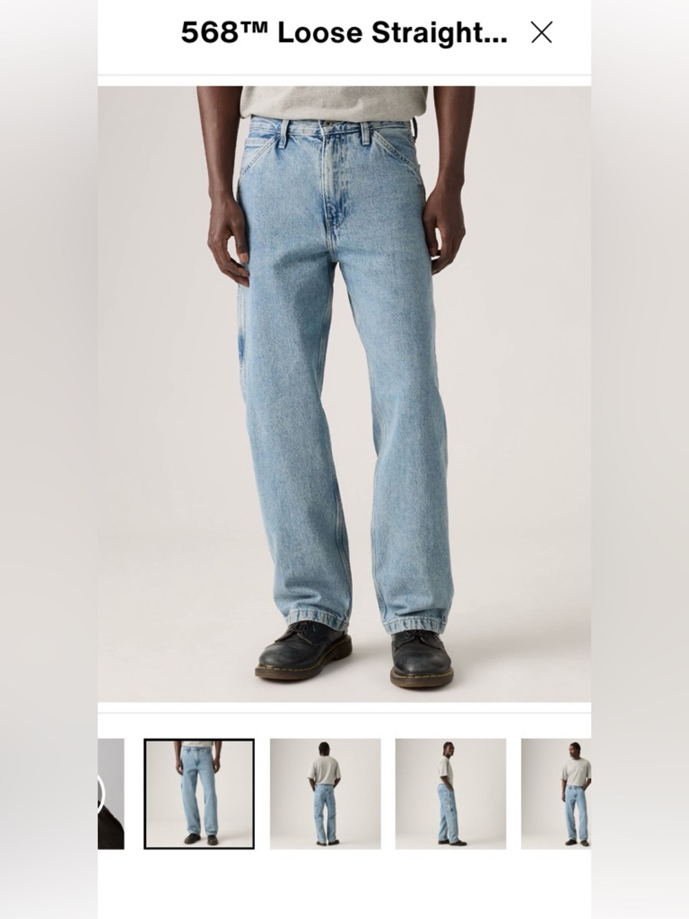 Jean cargo jeans